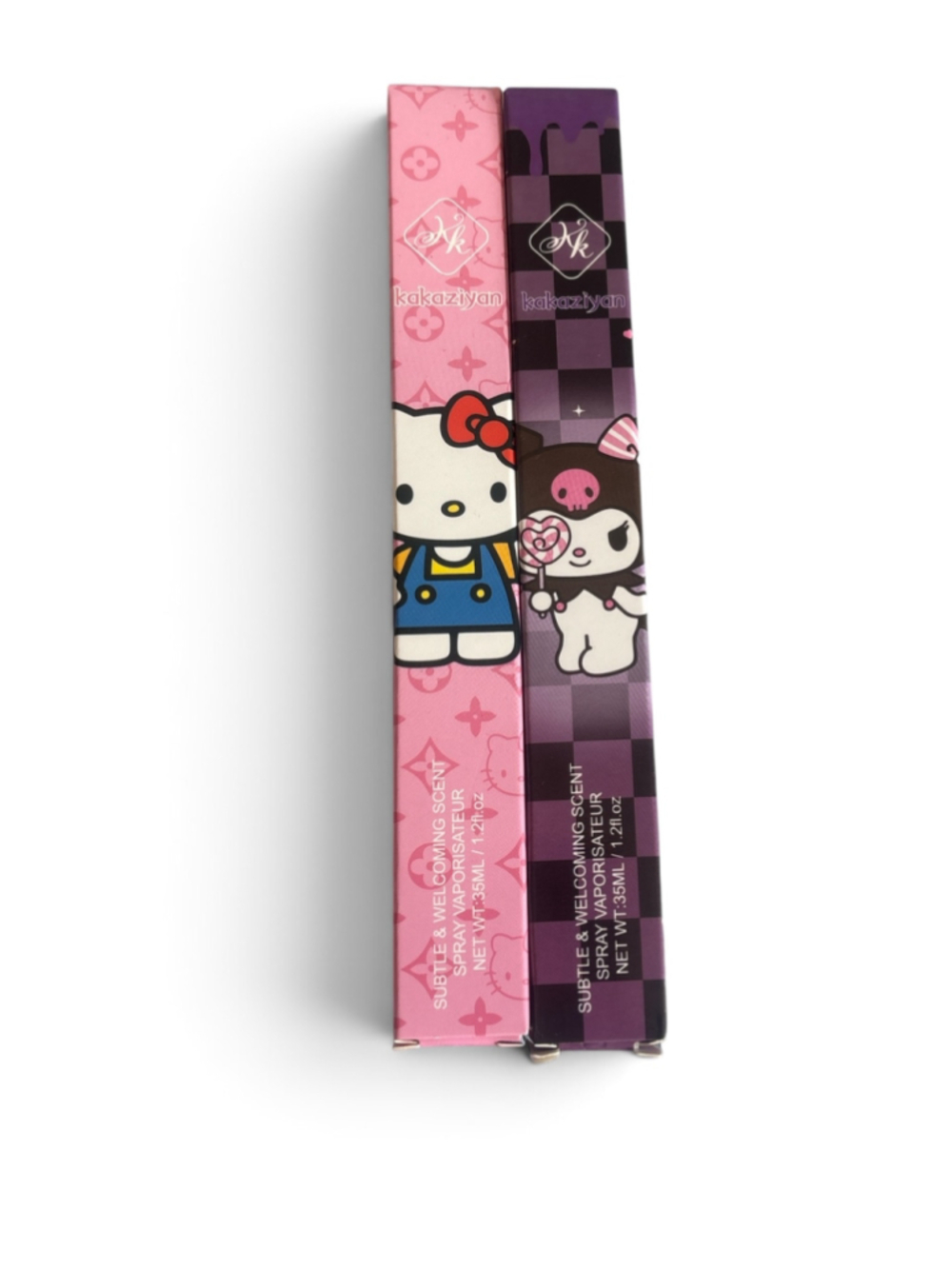 kakaziyan Hello Kitty & Kuromi Setting Spray, One Size, Pink/Purple